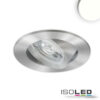 LED Einbauleuchte Slim68 MiniAMP Alu gebürstet, rund, 8W, 24V DC, neutralweiß, nicht dimmbar