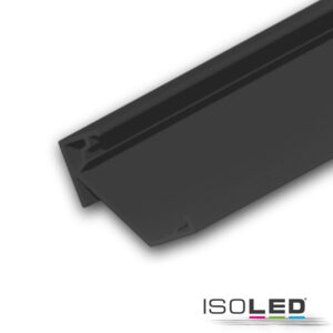 LED Eckprofil CORNER18 Aluminium schwarz RAL9005, 200cm
