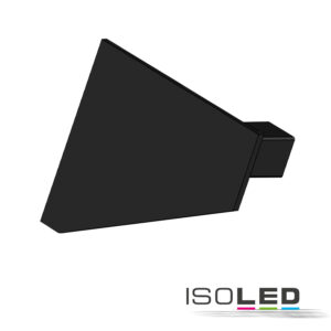 Endkappe EC110L schwarz für Profil CORNER18, links 1 STK
