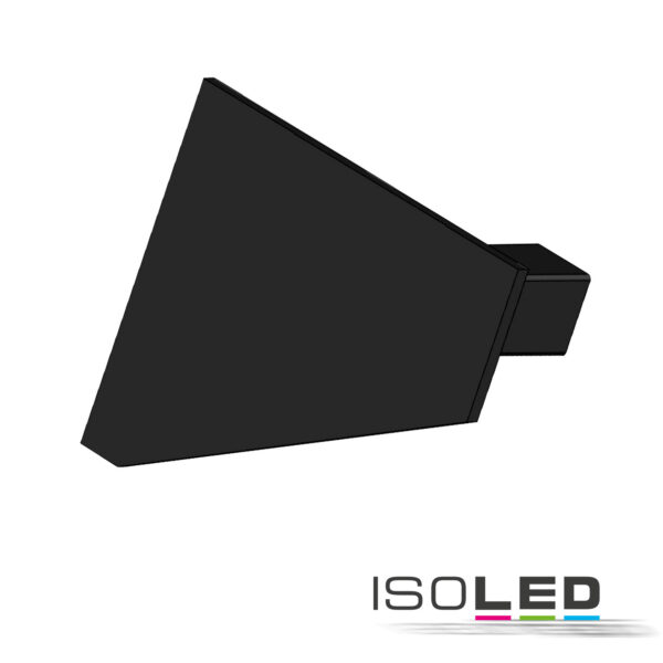 Endkappe EC110L schwarz für Profil CORNER18, links 1 STK