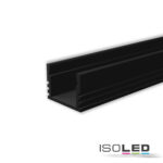 LED Montageprofil MAXI-AB V2, schwarz RAL9005 L: 200cm
