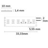 LED RGB Linear10 Flexband, 24V DC, 12W, IP20, 5m Rolle, 180 LED/m