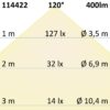 LED Notlicht/Fluchtwegleuchte UNI7 Autotest 7W, IP65, X0AEFG180