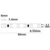 LED CRI940 MICRO Linear Flexband, 24V DC, 15W, IP20, 4000K, 5m Rolle, 120 LED/m