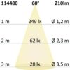 LED Ein- und Unterbauleuchte MiniAMP schwarz, 3W, 24V DC, warmweiß, dimmbar