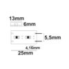 LED AQUA960 Flexband, milchig, 24V DC, 10W, IP67, 6000K, 5m Rolle, 240 LED/m
