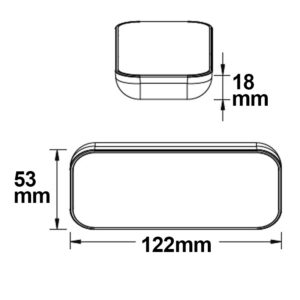 113568_skizze Sys-Pro RGB+W 4 Zonen Fernbedienung mit 2 Szenenspeicher
