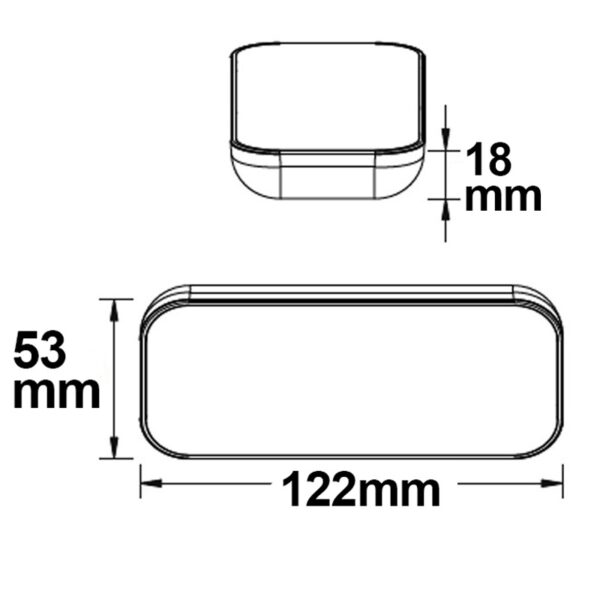 Sys-Pro Single Color 4 Zonen Fernbedienung mit 4 Szenenspeicher