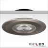 LED Einbaustrahler PC68 IP44, brushed, 5W, 38°, warmweiß, 3 Stufen dimmbar, korrosionsbeständig