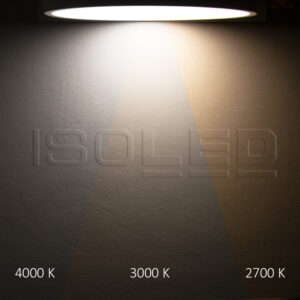 115201_2 LED Deckenleuchte PRO schwarz, 36W, rund, DN500, ColorSwitch 2700|3000|4000K, dimmbar
