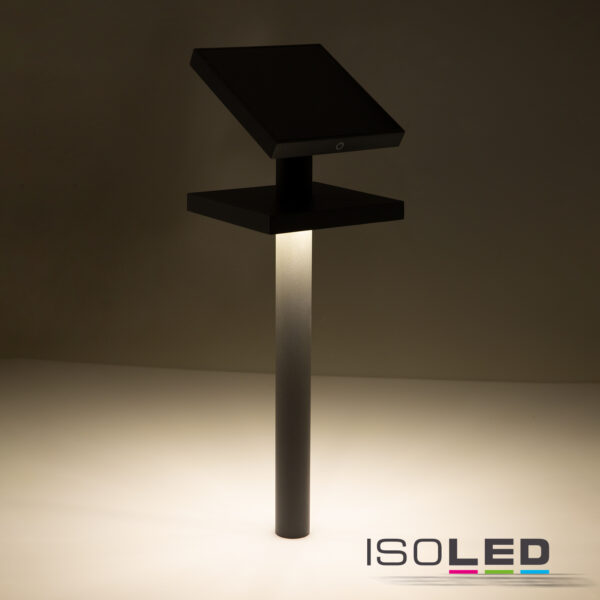 LED SOLAR Weg- und Gartenleuchte mit Helligkeitssensor, 1.3W, IP54, warmweiß