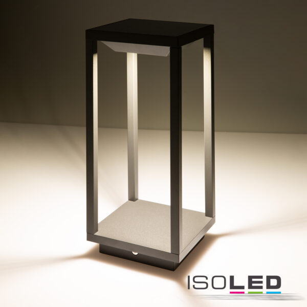 LED SOLAR Outdoor-Leuchte, PIR-Bewegungs-/Helligkeitssensor, Ein+Aus, 2W, IP54, warmweiß