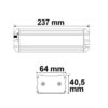LED Trafo 12V/DC, 20-100W, IP65, dimmbar (Spannungssenke)