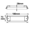 Sys-One Funk PWM-Dimmer IP66, 4 Kanal, 12-36V 4x5A, 48V 4x2A