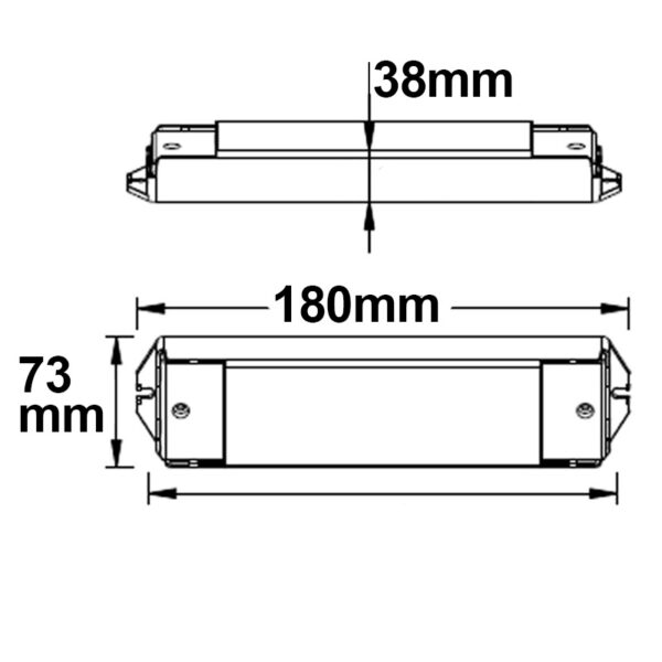 Sys-One Funk PWM-Dimmer IP66, 4 Kanal, 12-36V 4x5A, 48V 4x2A