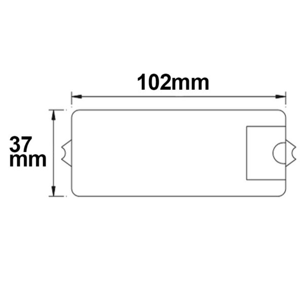 Sys-One Funk/Push PWM-Dimmer, 1 Kanal, 12-36V 8A, 48V 4A