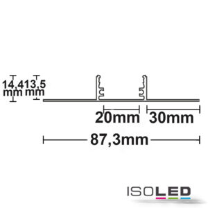 113828_skizze LED Trockenbau T-Profil 20, 200cm