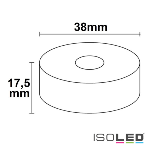 Sys-One single color 1 Zone Druckknopf-Fernbedienung mit Batterie