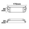 DMX512 RDM 8/16 Bit Decoder, 1-5 Kanal, 12-36V 5x5A, 48V 5x1.5A