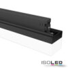 3-Phasen Linearleuchte 600mm, 20W, 110°, schwarz matt, 4000K