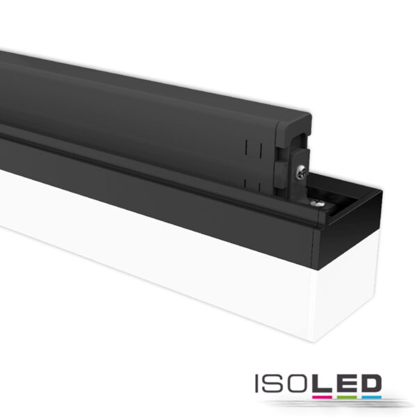 3-Phasen Linearleuchte 600mm, 20W, 110°, schwarz matt, 4000K