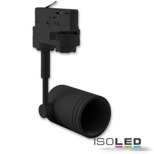 3-Phasen Schienen-Adapter für GU10-Spots, schwarz matt