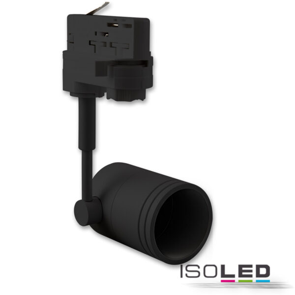 3-Phasen Schienen-Adapter für GU10-Spots, schwarz matt