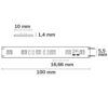LED CRI90 SUNSET Dimm-to-warm (via PWM) Flexband, 24V DC, 14W, IP20, 1800-3000K, 5m Rolle, 60 LED/m