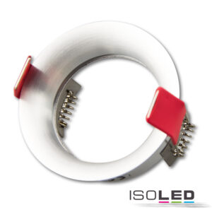 113125_2 Einbaurahmen Slim rund, Loch 63,5mm, DN69, Alu gebürstet, für GU10/MR16 Spots