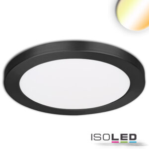 LED Aufbau/Einbauleuchte Slim Flex, 24W, schwarz, ColorSwitch 3000|3500|4000K