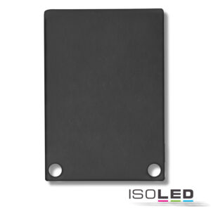 Endkappe EC48 Alu schwarz RAL 9005 für SURF/DIVE24 mit COVER11, 2 STK, inkl. Schrauben