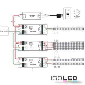 113202_iso_2 DALI DT6 1 oder 4 Adressen PWM-Dimmer, 1 oder 4 Kanal, 12-36V 4x8A, 48V 4x4A