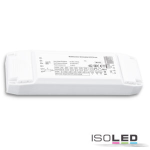LED Konstantstrom Trafo 700/800/900/950/1050/1200mA, 40W, Push/1-10V/DALI dimmbar, SELV