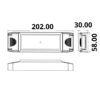 LED Konstantstrom Trafo 700/800/900/950/1050/1200mA, 40W, Push/1-10V/DALI dimmbar, SELV