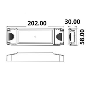 116183_2 LED Konstantstrom Trafo 700/800/900/950/1050/1200mA, 40W, Push/1-10V/DALI dimmbar, SELV