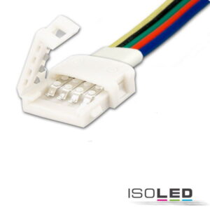 Clip-Kabelanschluss (max. 5A) C1512 für 5-pol. IP20 Flexstripes mit Breite 12mm und Pitch >12mm