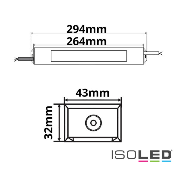 LED Trafo 24V/DC, 0-100W, IP66