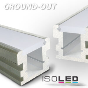111366_1_iso LED Montageprofil GROUND-OUT12, befahrbar, Alu Natur L: 200cm