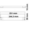 LED Trafo 24V/DC, 0-30W, SELV, ultraflach, ultraschmal