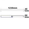 Halterung für T8 Röhren 120cm, verkabelt, ohne VG