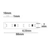 LED CRI942 Flexband, 24V DC, 15W, IP20, 4200K, 5m Rolle, 120 LED/m