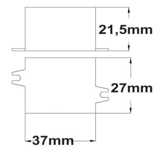 112158_skizze LED Konstantstrom-Trafo 350mA, 1-4W, SELV