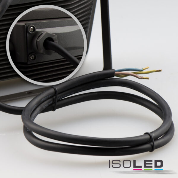 LED Fluter 30W, warmweiß, schwarz, IP65
