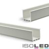 LED Einbauprofil WING20 Miniflansch gerade, eloxiert L: 200cm