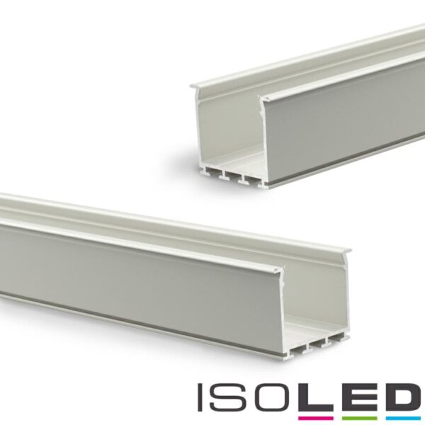 LED Einbauprofil WING20 Miniflansch gerade, eloxiert L: 200cm