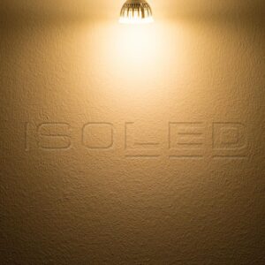 112337_5_iso GU10 LED Strahler 6W Glas diffuse, 120°, warmweiß