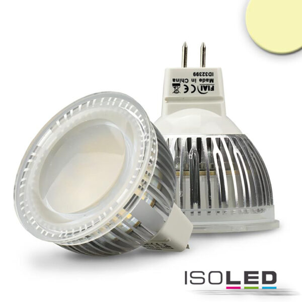 MR16 LED Strahler 6W Glas diffus, 120°, warmweiß