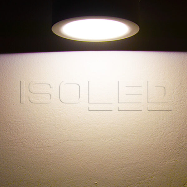 LED Aufbauleuchte LUNA 15W, weiß, rund, DN146, indirektes Licht, warmweiß
