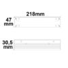 LED Trafo 24V/DC, 0-100W, Gitter, flach