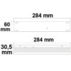 LED Trafo 24V/DC, 0-300W, Gitter, flach